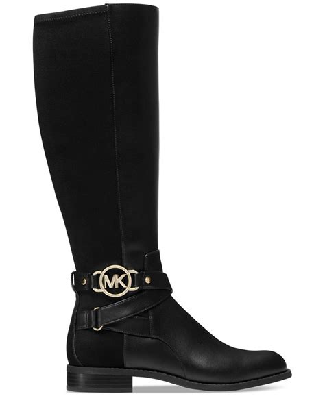 michael michael kors women's rory hardware strap riding boots|Rory Logo Trim Ankle Boot .